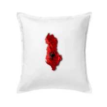 Mapa Albánsko reliéf hôr