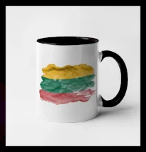 Litva vlajka rozpitá