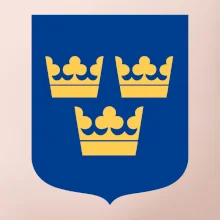 Švédsky znak tri korunky na prsník