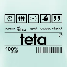 Čiarový kód - teta