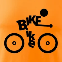 Bike nápis postava