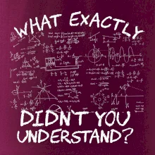 What exactly didn't you understand - physics