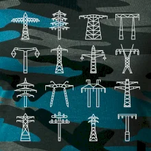 Typy stožiarov vysokého napätia