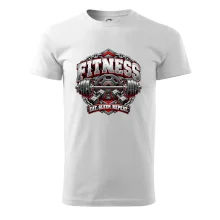 Fitness činka a závažia eat sleep repeat