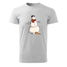 Snehuliak so spadnutým nosom