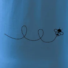 Dráha letu včely - slučka