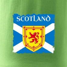 Škótska vlajka s erbom leva