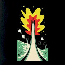 Skokanské mostíky abstraktné