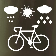 Cyklista za každého počasia Cyklista za každého počasia