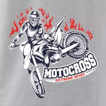 Motocross extreme sport fire