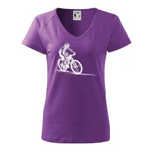 MTB kreslený cyklista MTB kreslený cyklista