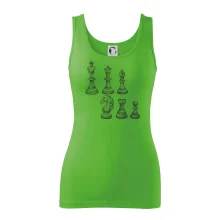 Šachové figúrky kreslené