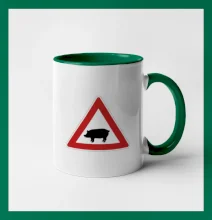 Dopravná značka - Pozor prasa domáca