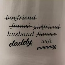 Partnerské tričko nastávajúci rodičia