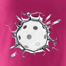 Florbal lopta v triku