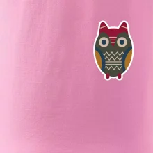 Folklór na prsníku sova