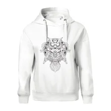 Steampunk sova čiernobiela Steampunk sova čiernobiela