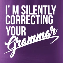 Correcting grammar