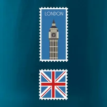 Londýn známka farebná