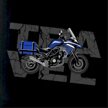 Cestovná enduro modrá