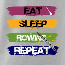 Eat sleep rowing repeat farebné