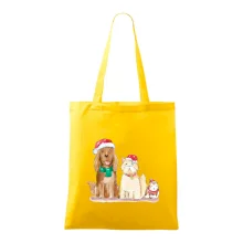 Veselé vianoce - pes, škrečok a mačka