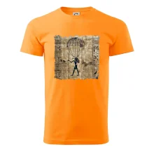 Egyptské hieroglyfy parašutista