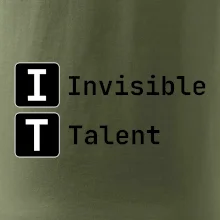IT Nápis Invisible Talent