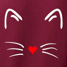 Mačka - srdce namiesto nosa