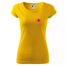 Vlčí mak ikonka na prsníku