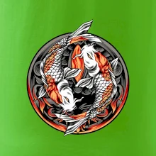 Yin & Yang Koi kapor - oranžový
