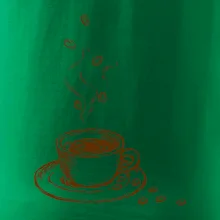 Hrnček plný čerstvej kávy Hrnček plný čerstvej kávy