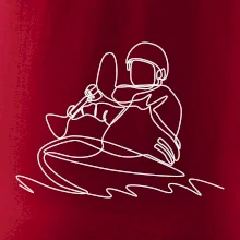 Kajak na vode jedným ťahom Kajak na vode jedným ťahom