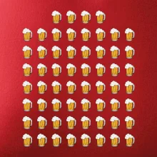 Narodeniny - 60x pivo