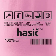 Čiarový kód - Hasič / hasička