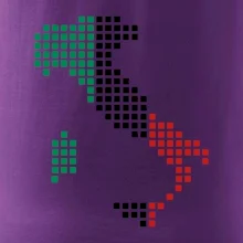 Taliansko obrys vlajka