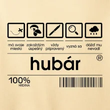 Čiarový kód - Hubár