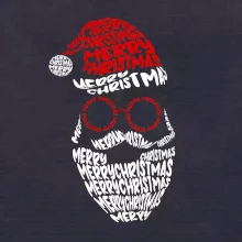 Merry Christmas obličej