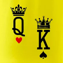 King & Queen logo na prso