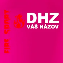 DHZ (oheň, firesport, názov sboru - vlastný nápis)
