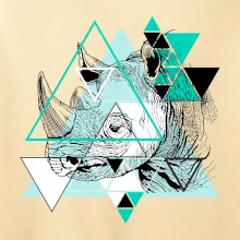 Biely nosorožec (Pecka design)