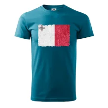 Vlajka Malta ohrýzaná