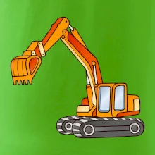 Bager bez nápisu oranžový