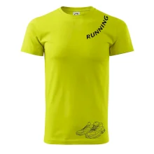 Running nápis šikmo