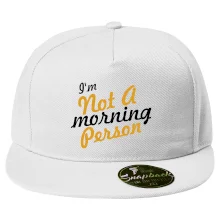 I'm not a morning person I'm not a morning person