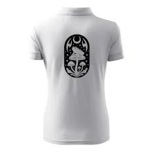 Goblincore čiernobiela oválna žaba