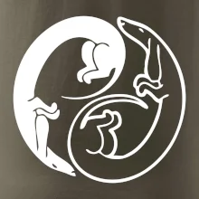 Jazvečíky - Jin jang