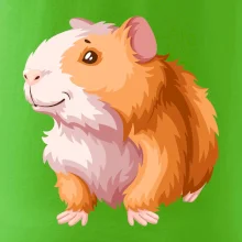 Morča - kreslené, bielo oranžové