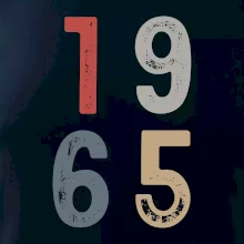 Vintage číslica 1965