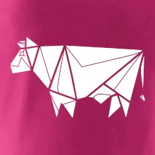 Origami krava z boku